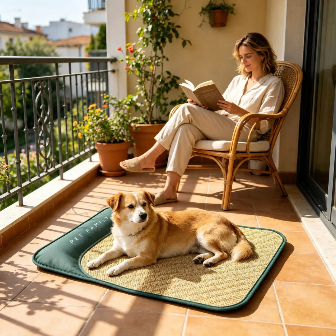 Thrives Outdoor | Chilrest Breathable Pet Cooling Mat With Cushion