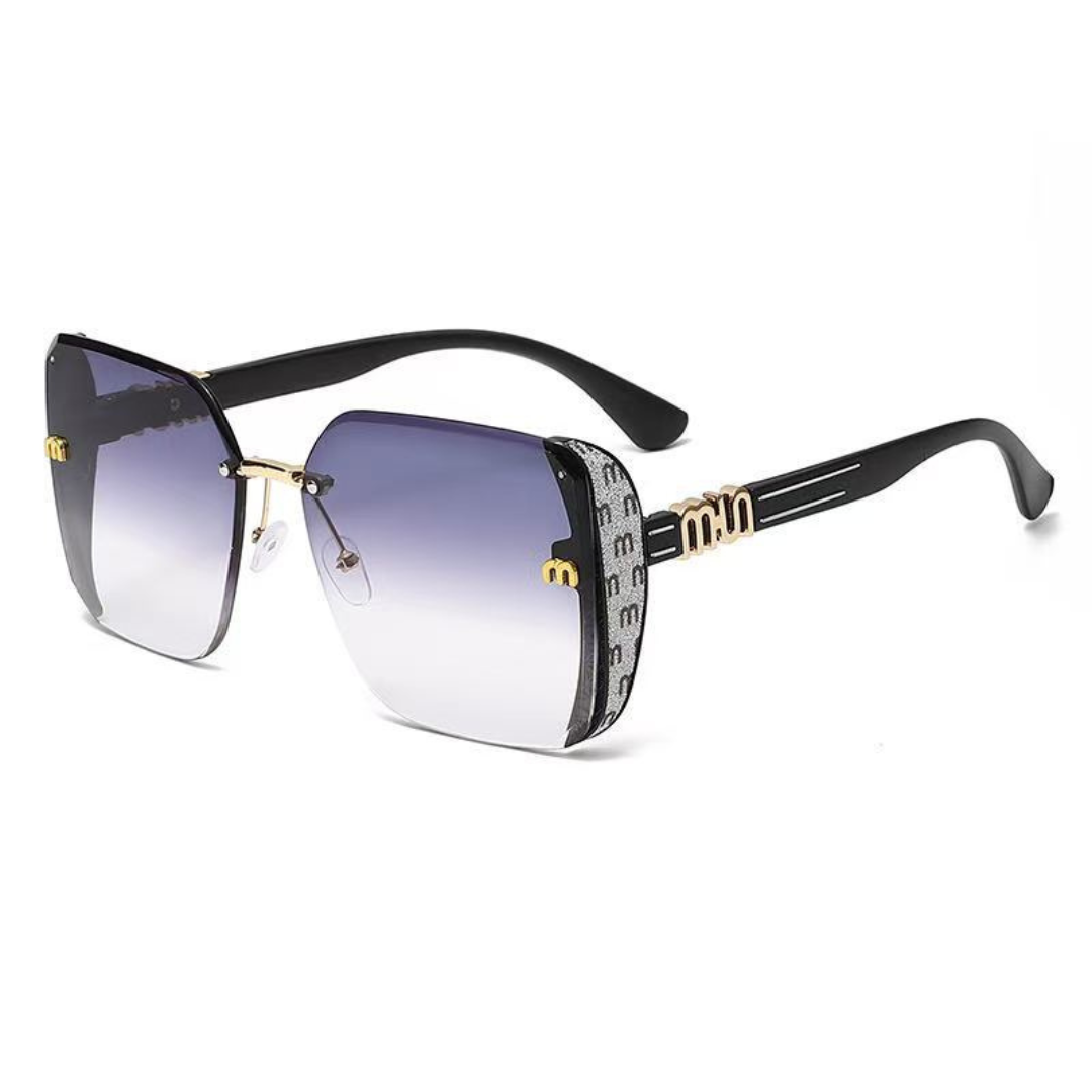 Thrives Outdoor | Luxette Rimless Oversized Square Sunglasses