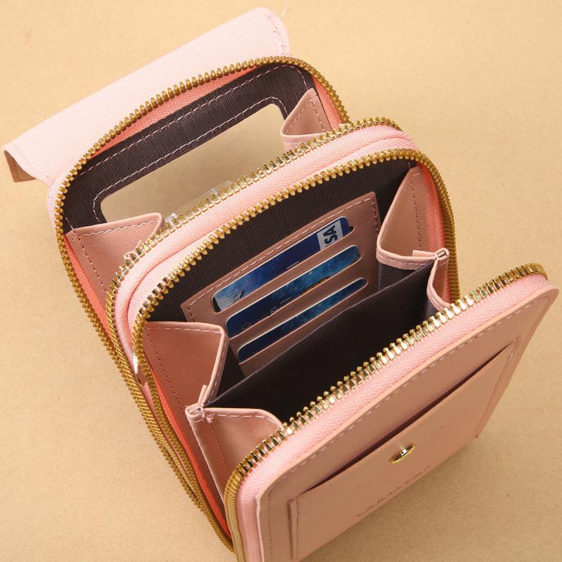 Trendy Minimalist Elegant Touchscreen Crossbody Phone Wallet