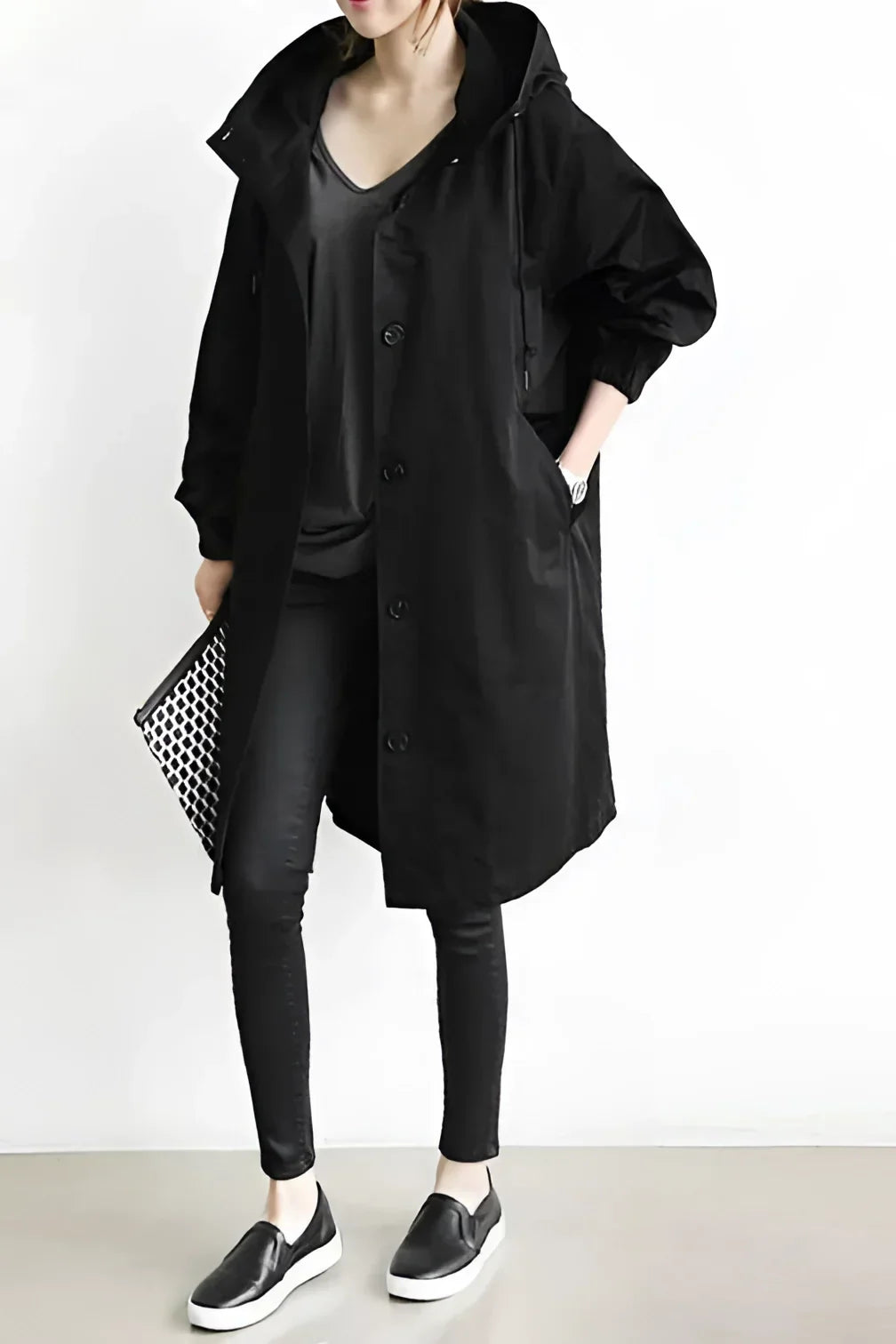 Women's Waterproof Oversized Trench Coat