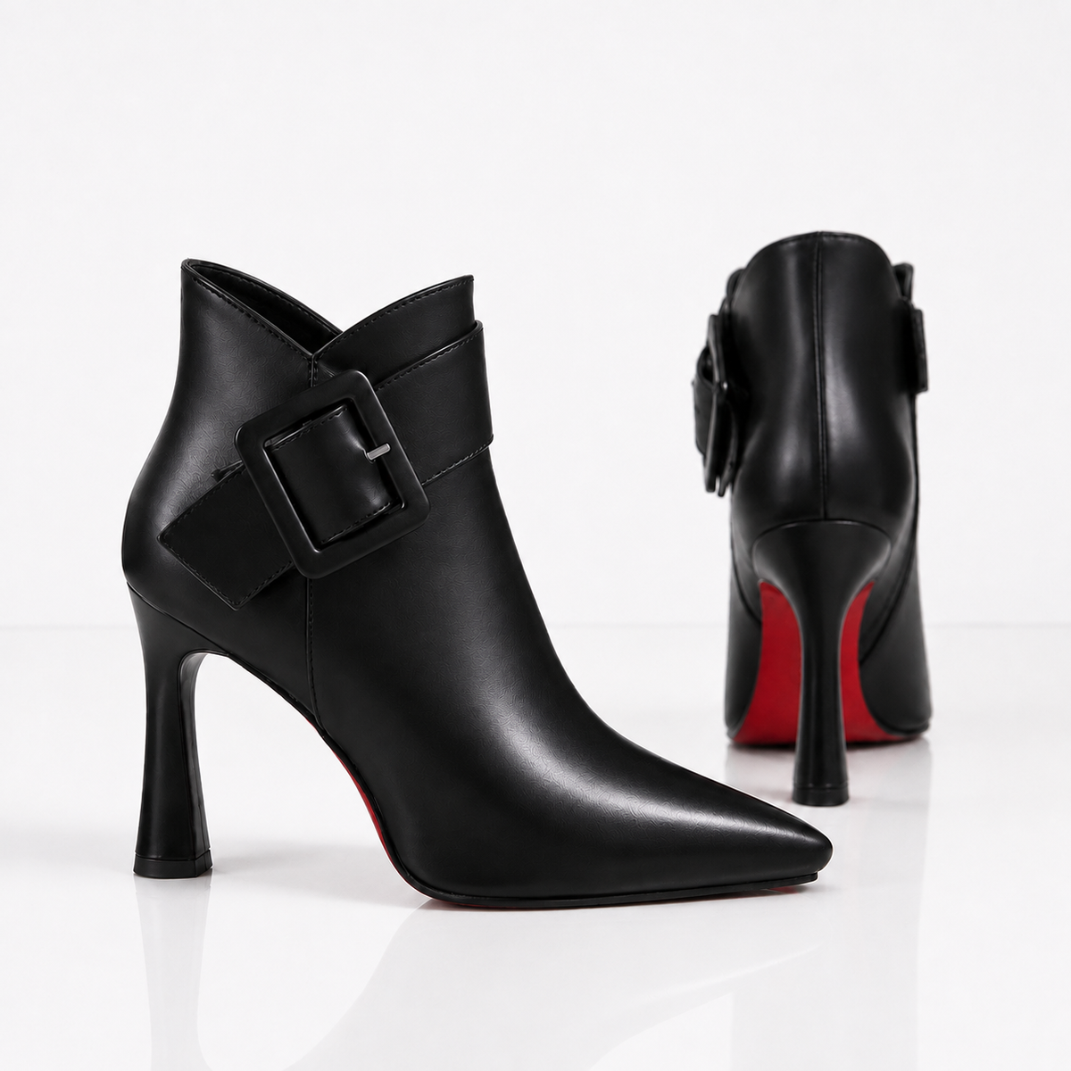 Ankle Boots with Buckle
