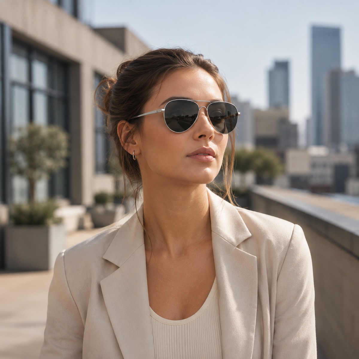 Thrives Outdoor | Avirex Polarised Aviator-Style Driving Sunglasses