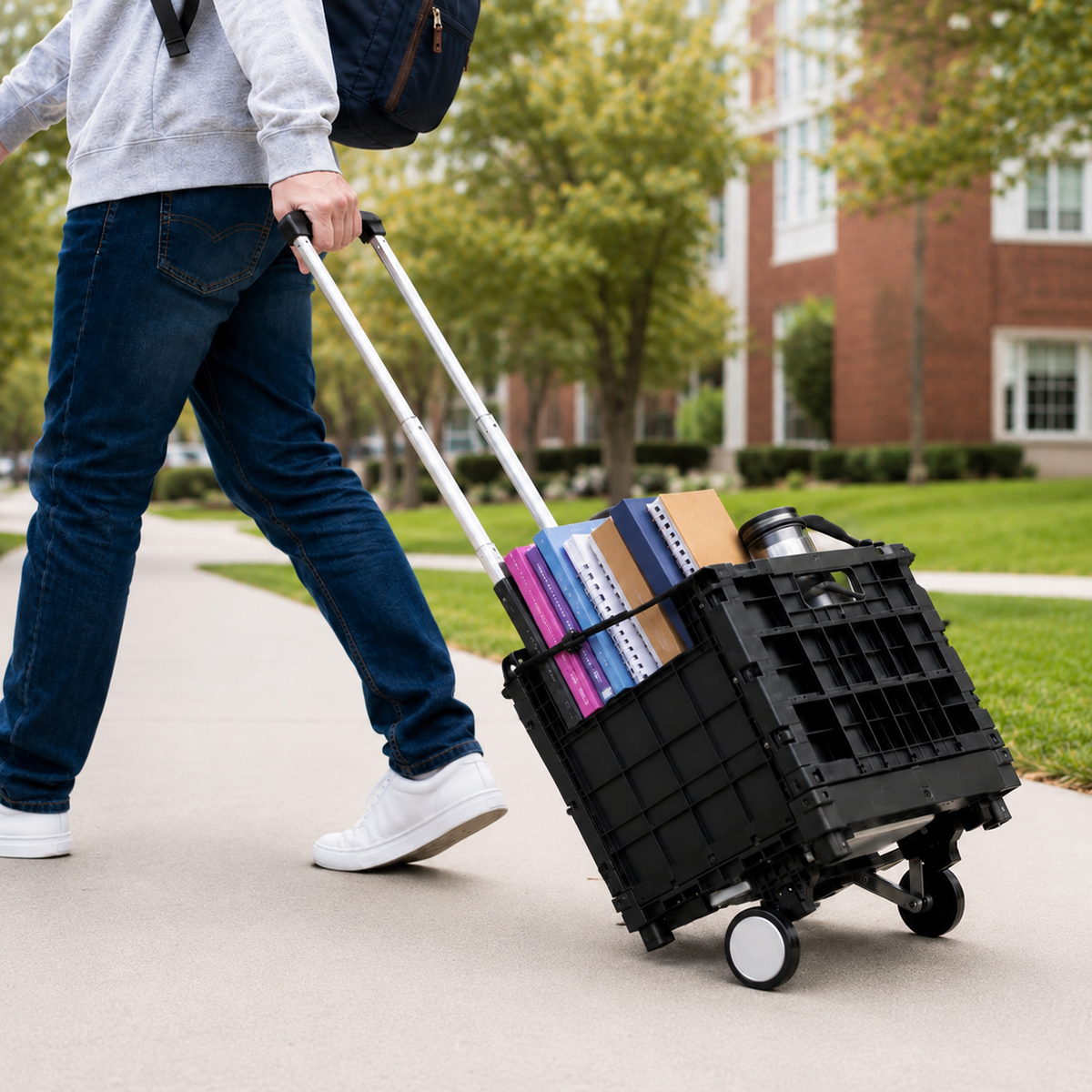 Thrives Outdoor | Foldaroo Foldable Wheeled Luggage Trolley