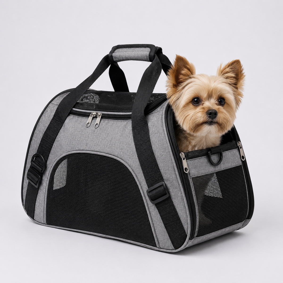 Thrives Outdoor | Petluxe Collapsible Mesh Pet Carrier Bag