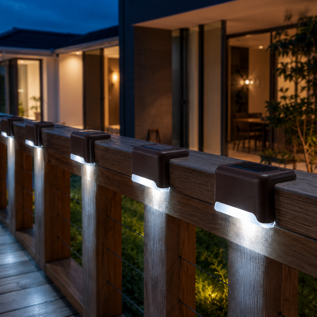 Thrives Outdoor | Soluxe Solar-Powered Outdoor Step Light