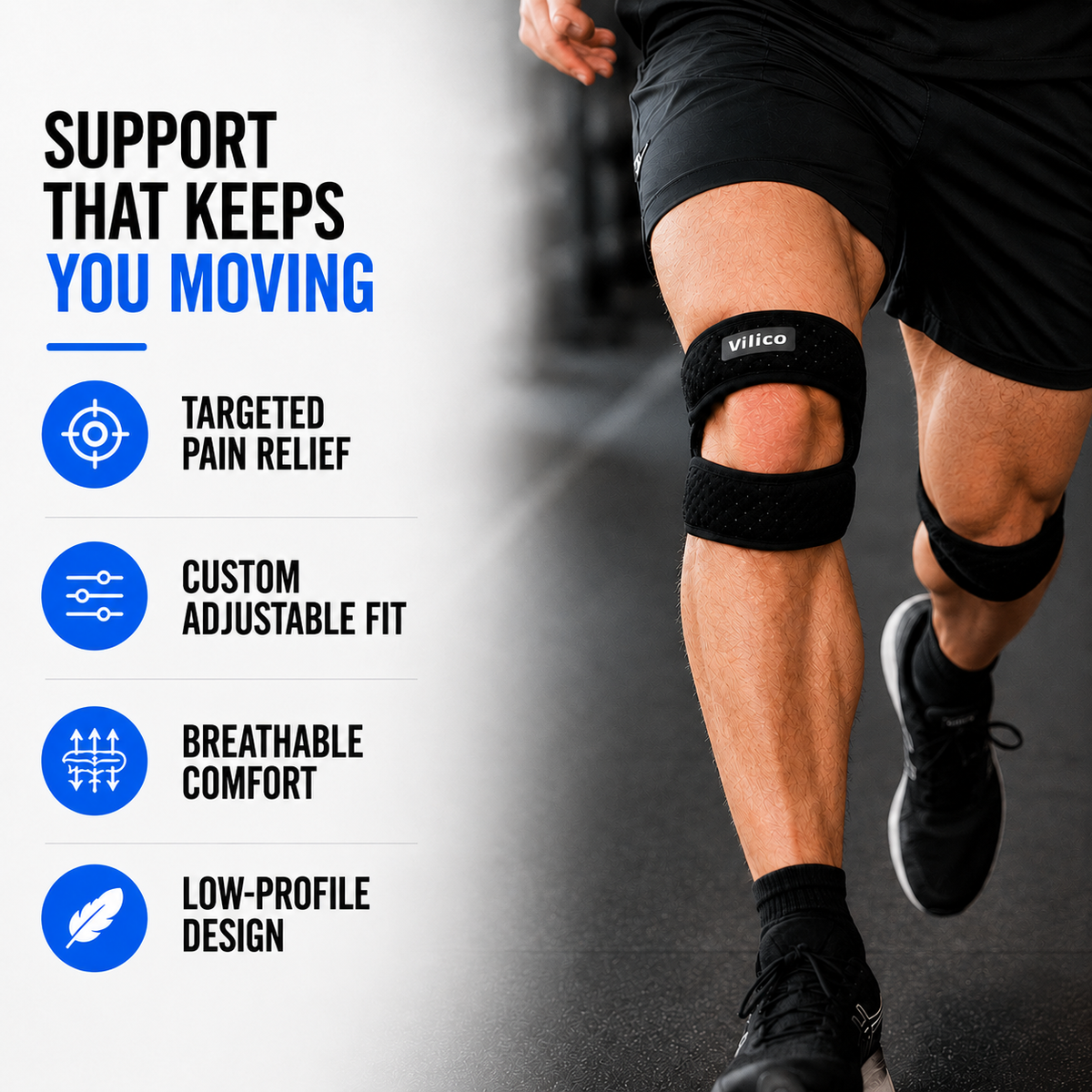 Thrives Outdoor | KnevoPro Adjustable Patellar Support Strap