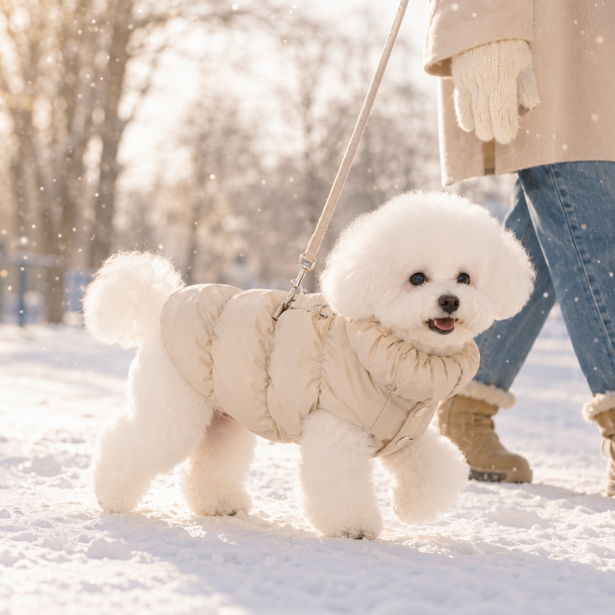 Winter Quilted Dog Jacket