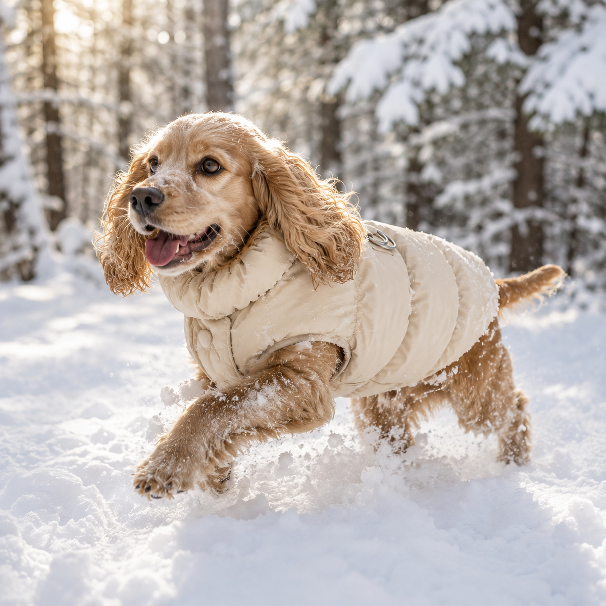 Winter Quilted Dog Jacket