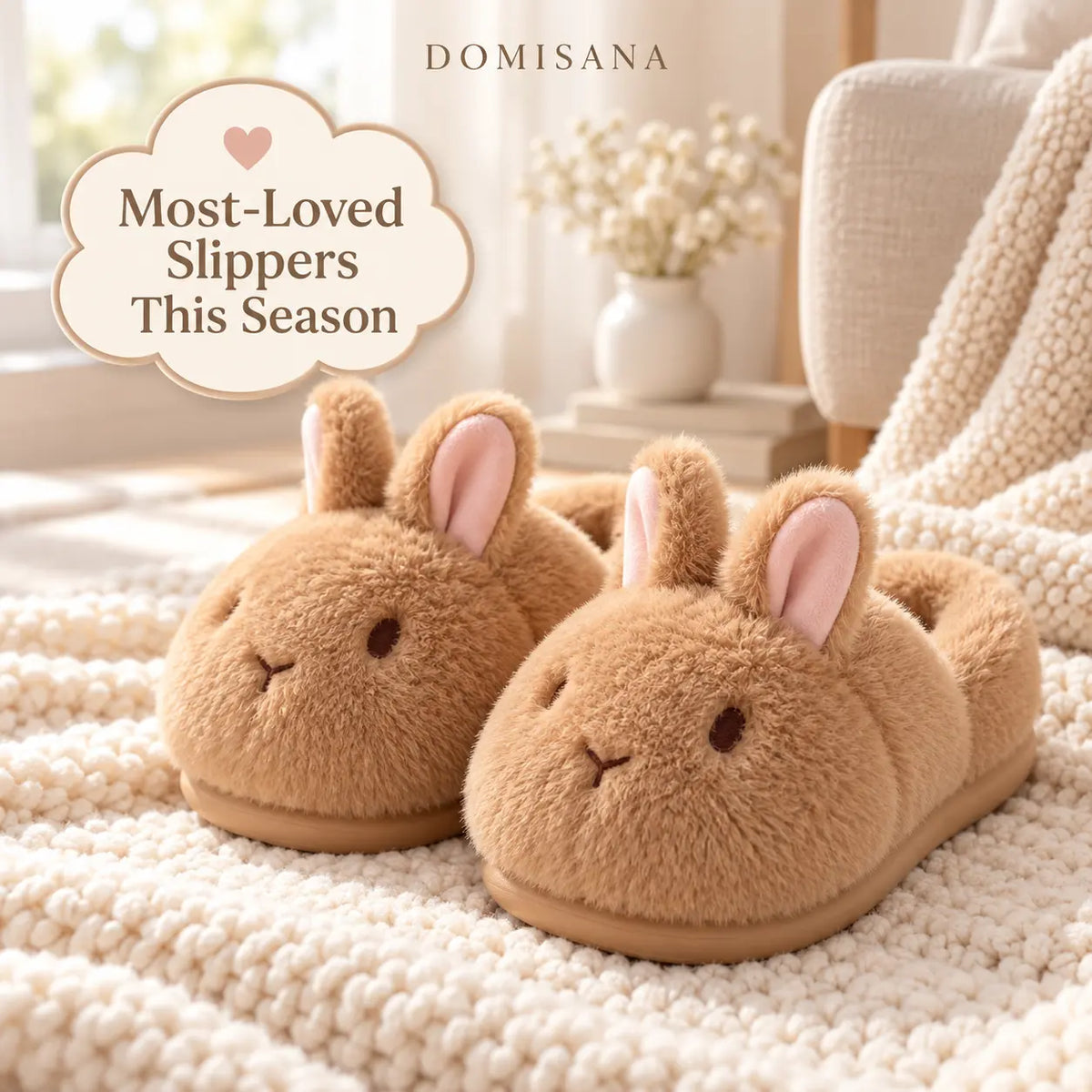 Poppy Plush Slippers