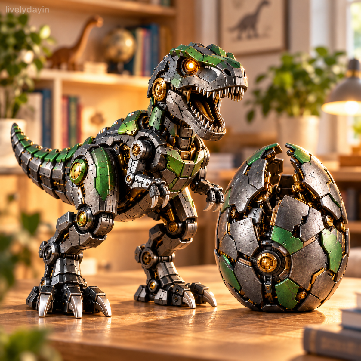 Mechanical T-Rex Egg - From Mysterious Egg to Mighty Robotic Dinosaur