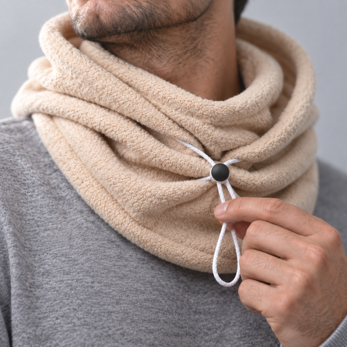 3-in-1 Winter Hood with Face Mask and Neck Warmer