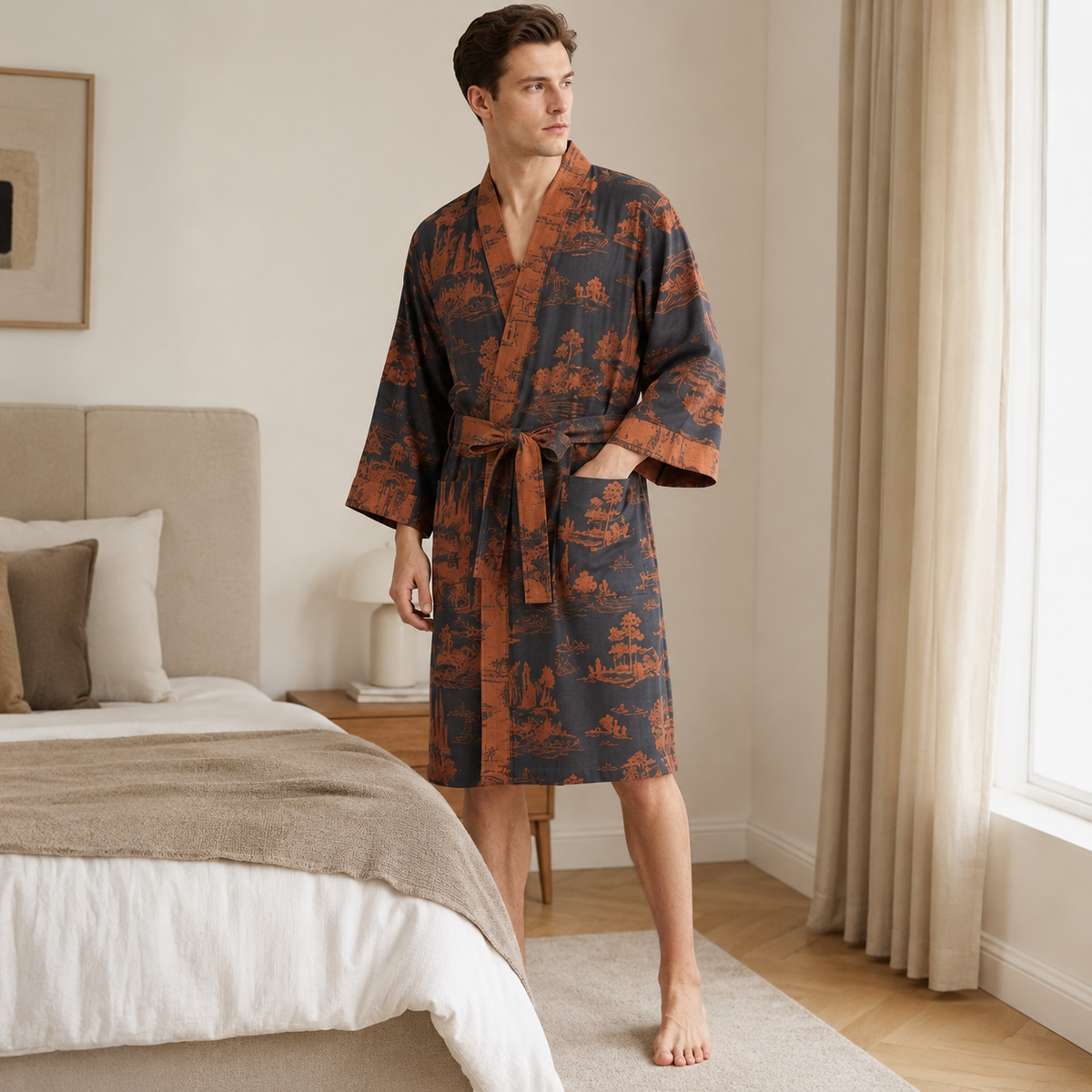 Thrives Outdoor | Velvoro Long Kimono Style Robe Set