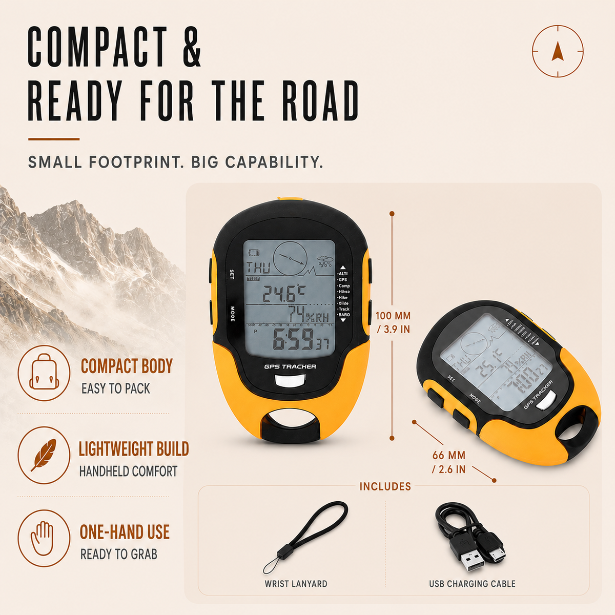 Thrives Outdoor | Navitrax Portable Handheld GPS Tracker