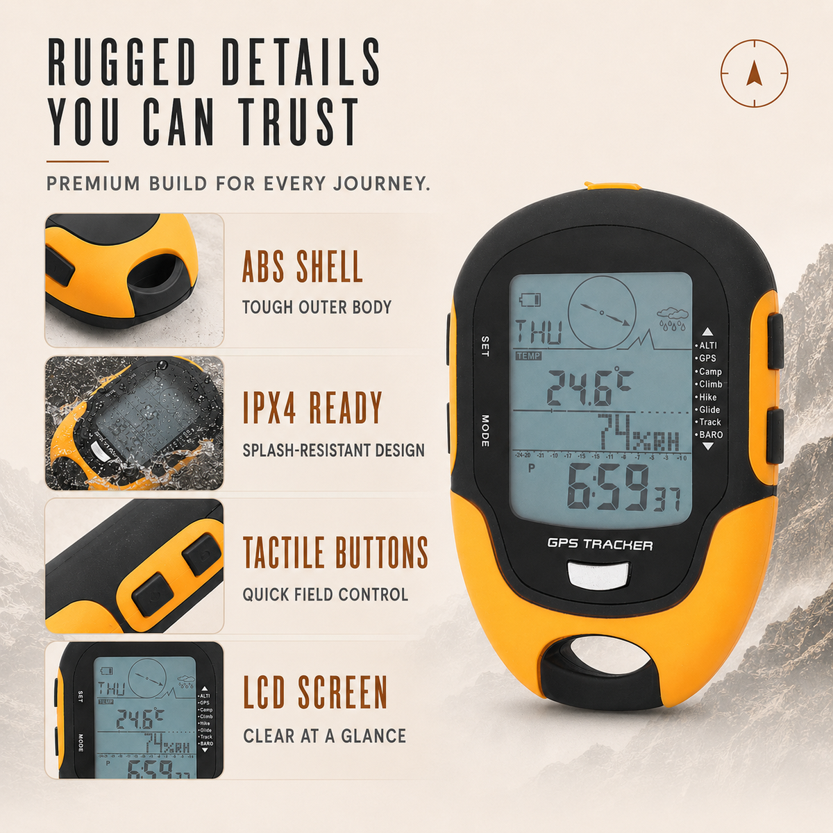 Thrives Outdoor | Navitrax Portable Handheld GPS Tracker