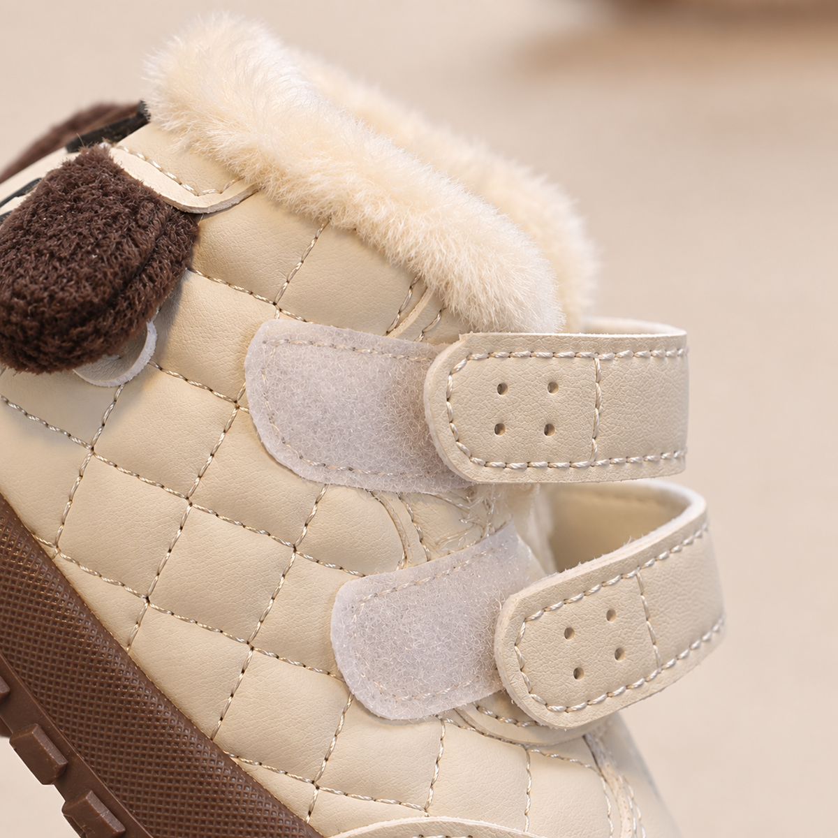 Fleece Winter Boots | Warm Fleece Shoes for First Steps