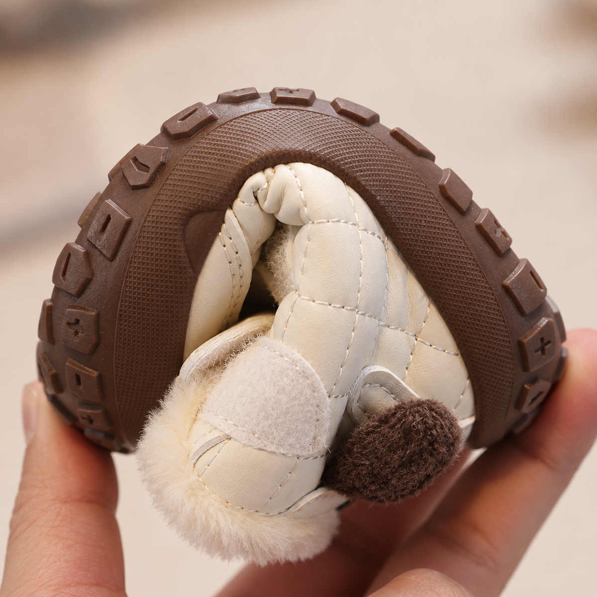 Fleece Winter Boots | Warm Fleece Shoes for First Steps