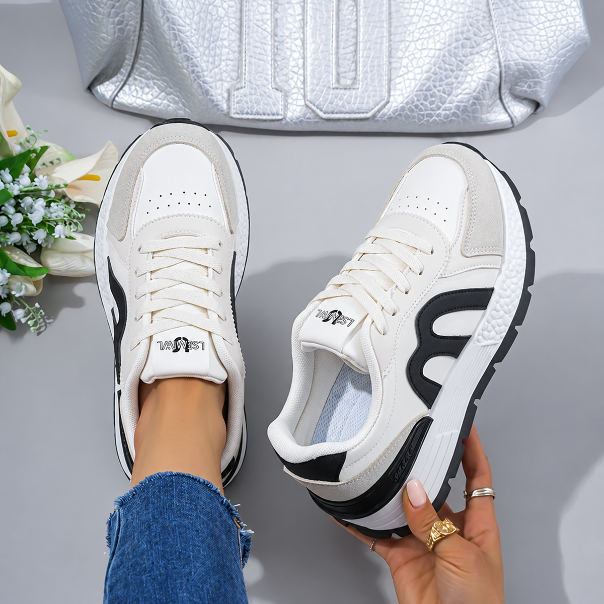 Marie Sneakers | Extra Wide, Cushioning Sneakers