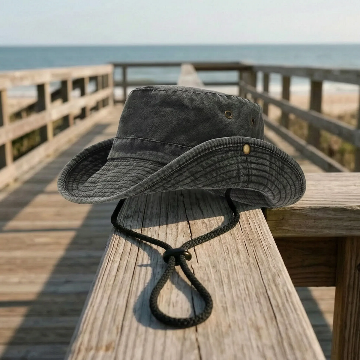 Convertible Brim Outdoor Sun Hat | Snap Side Styling
