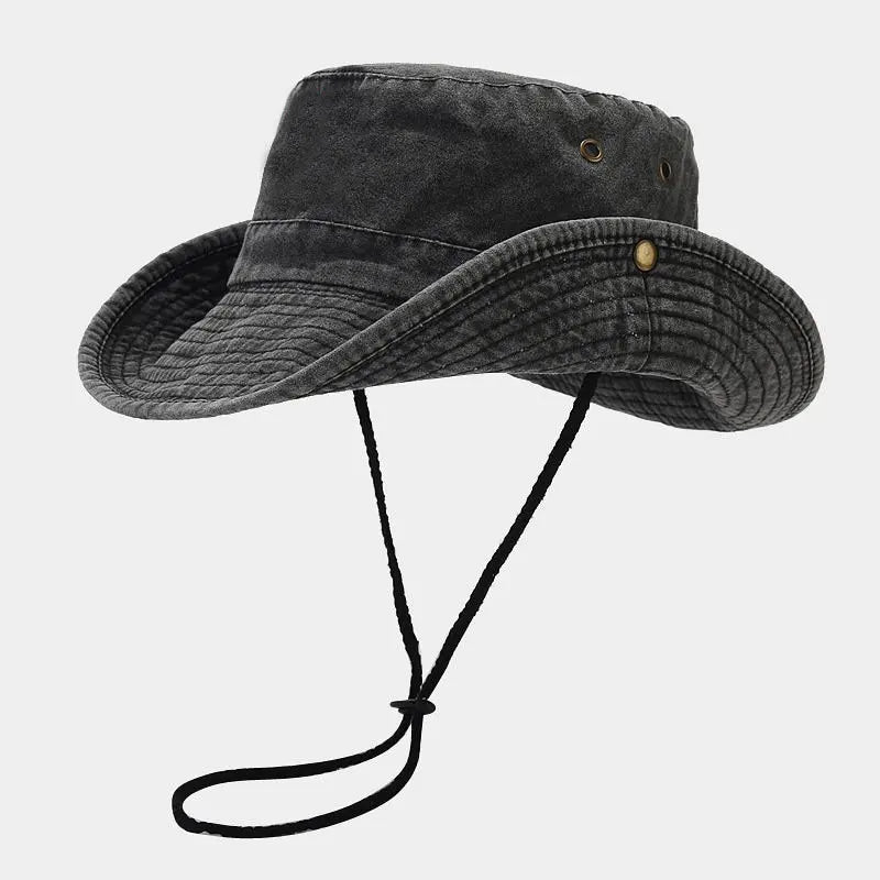 Convertible Brim Outdoor Sun Hat | Snap Side Styling