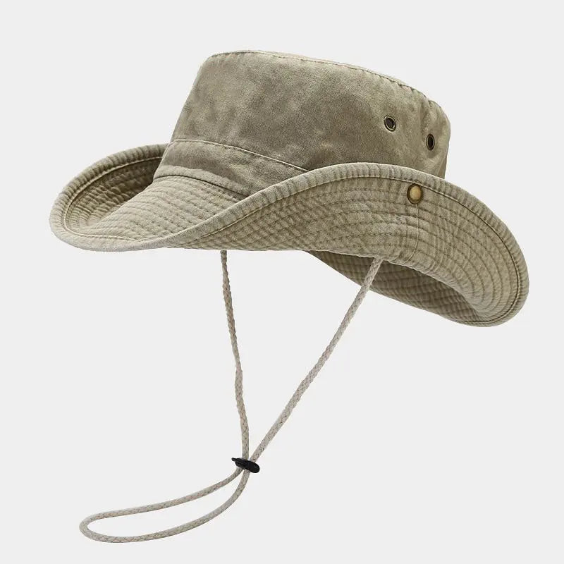 Convertible Brim Outdoor Sun Hat | Snap Side Styling