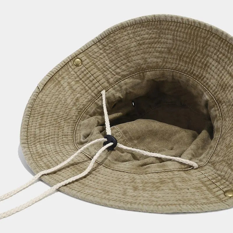 Convertible Brim Outdoor Sun Hat | Snap Side Styling