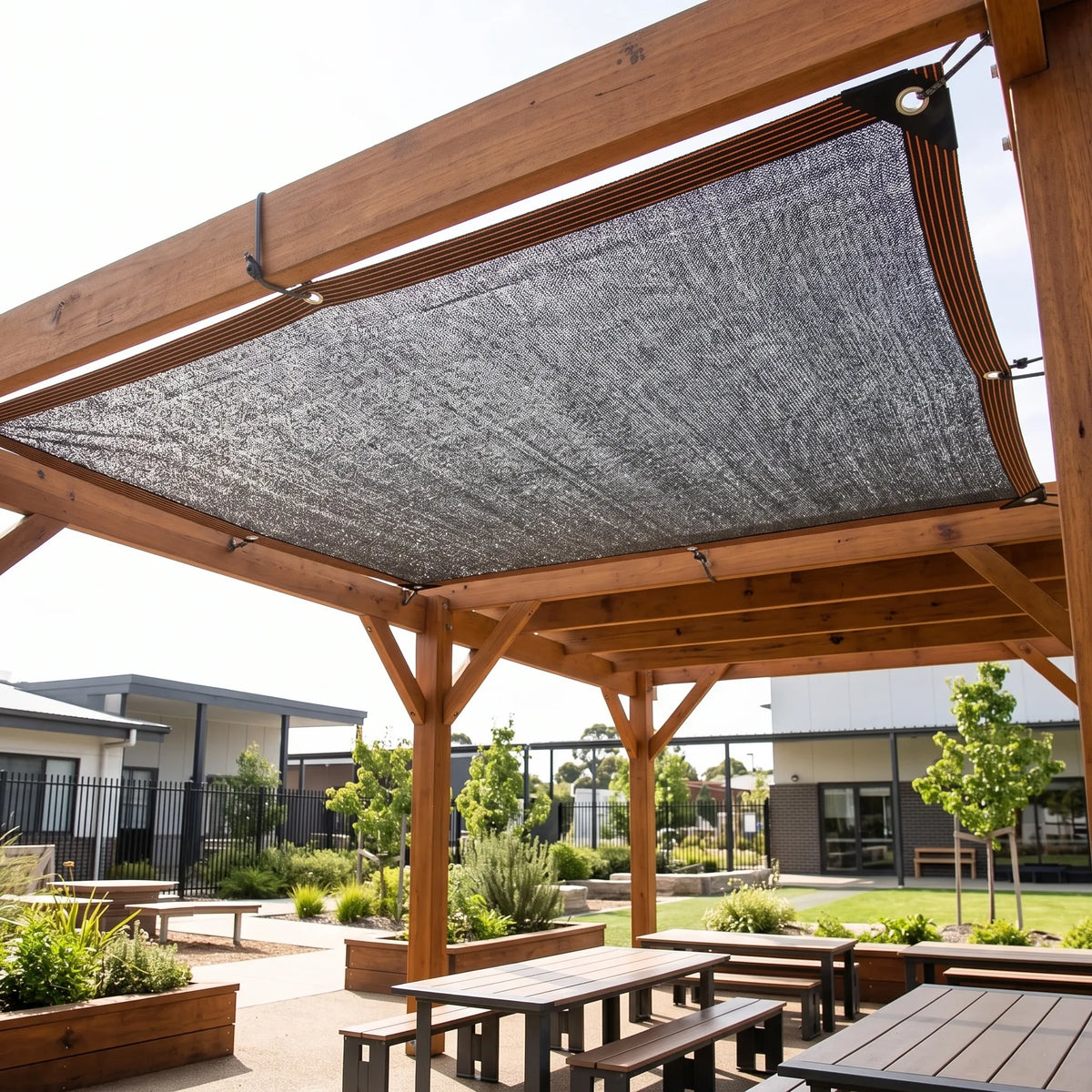 Education Centre Shade Sail Heavy Duty Shade Mesh
