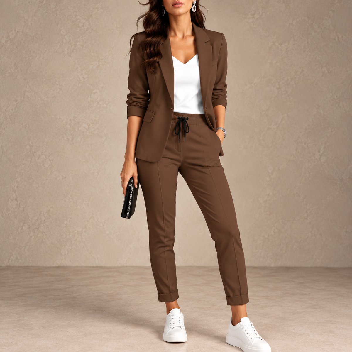 Joanna Blazer & Trouser Set