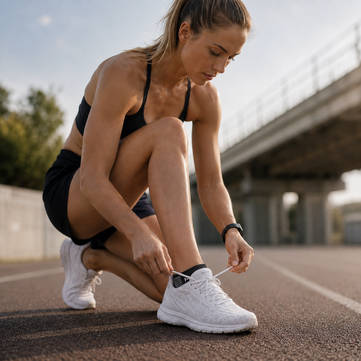 Figure Eight Strap Ankle Brace Support Sleeve