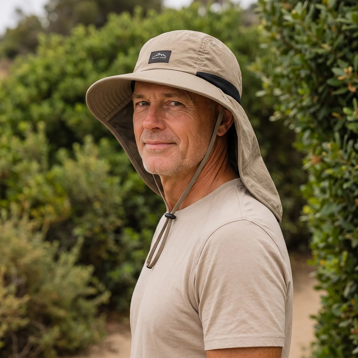 Fold Up Sun Hat With Neck Flap | UPF 50+