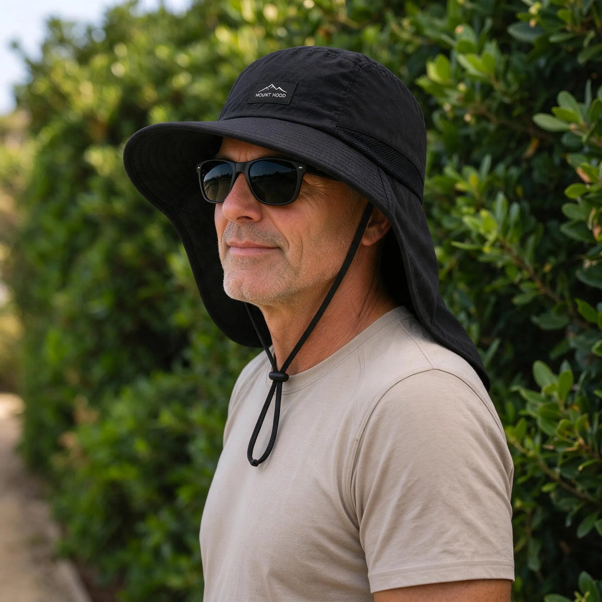 Fold Up Sun Hat With Neck Flap | UPF 50+