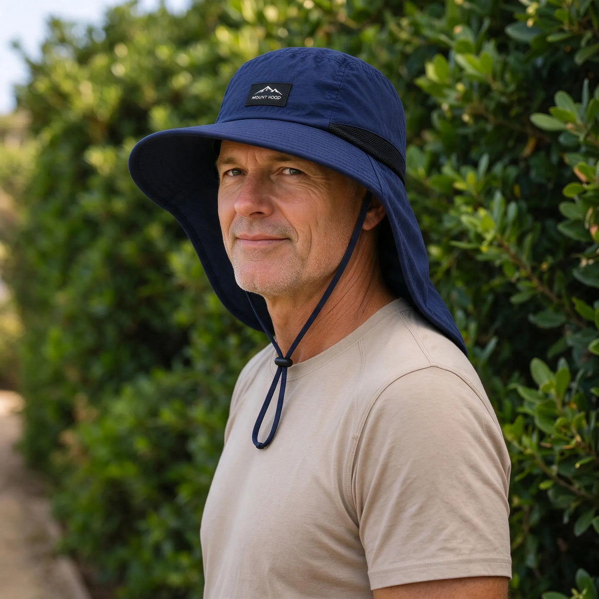 Fold Up Sun Hat With Neck Flap | UPF 50+