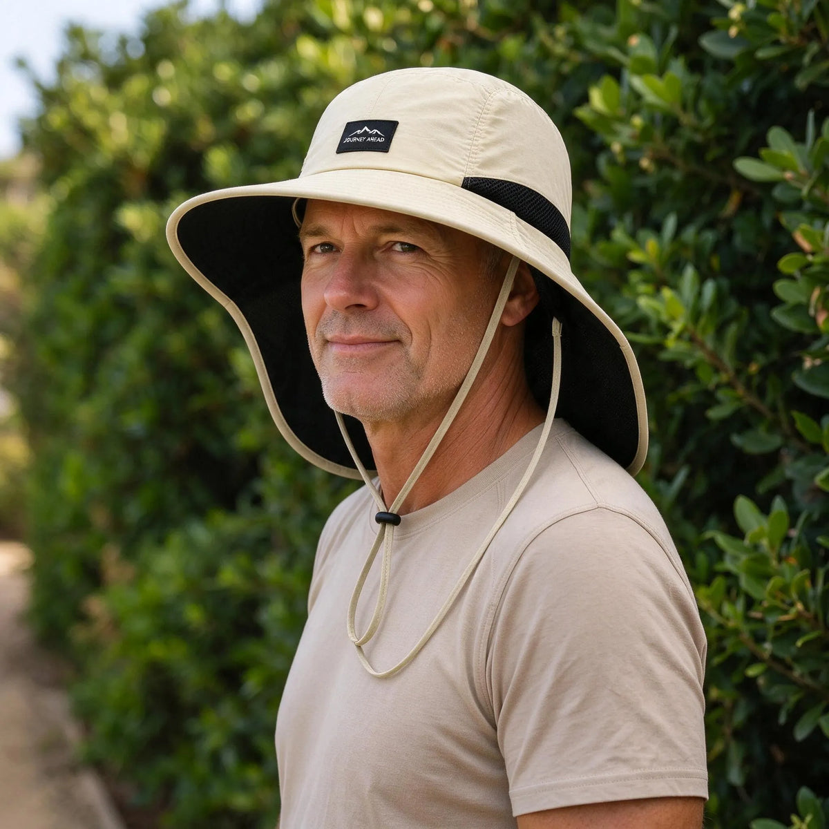 Fold Up Sun Hat With Neck Flap | UPF 50+