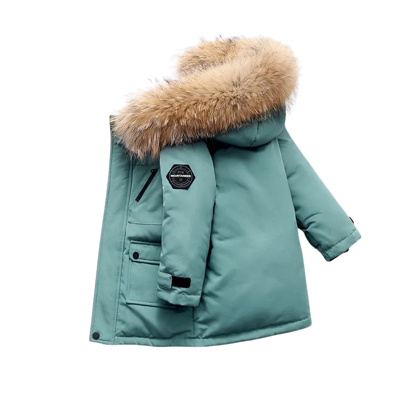 Winter Jacket with Soft Faux Fur Trim