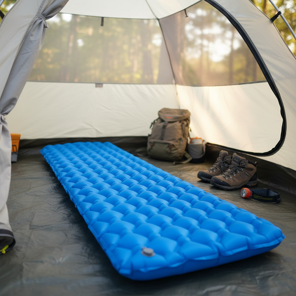 Inflatable Camping Mattress | Portable Air Bed for Travel
