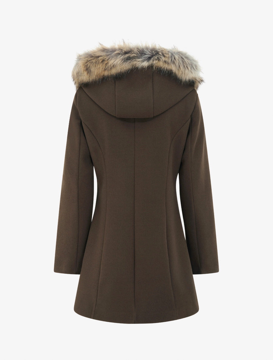 Long Faux Fur Coat