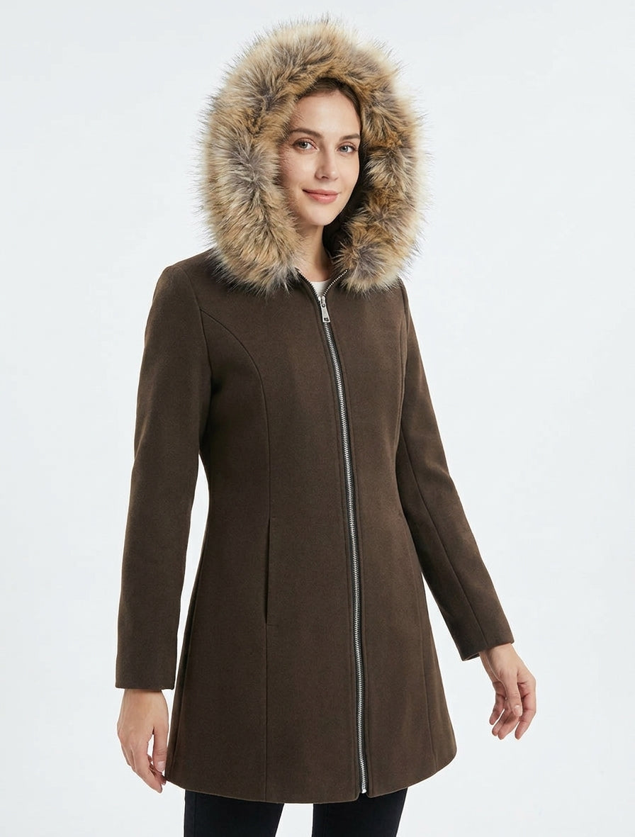 Long Faux Fur Coat