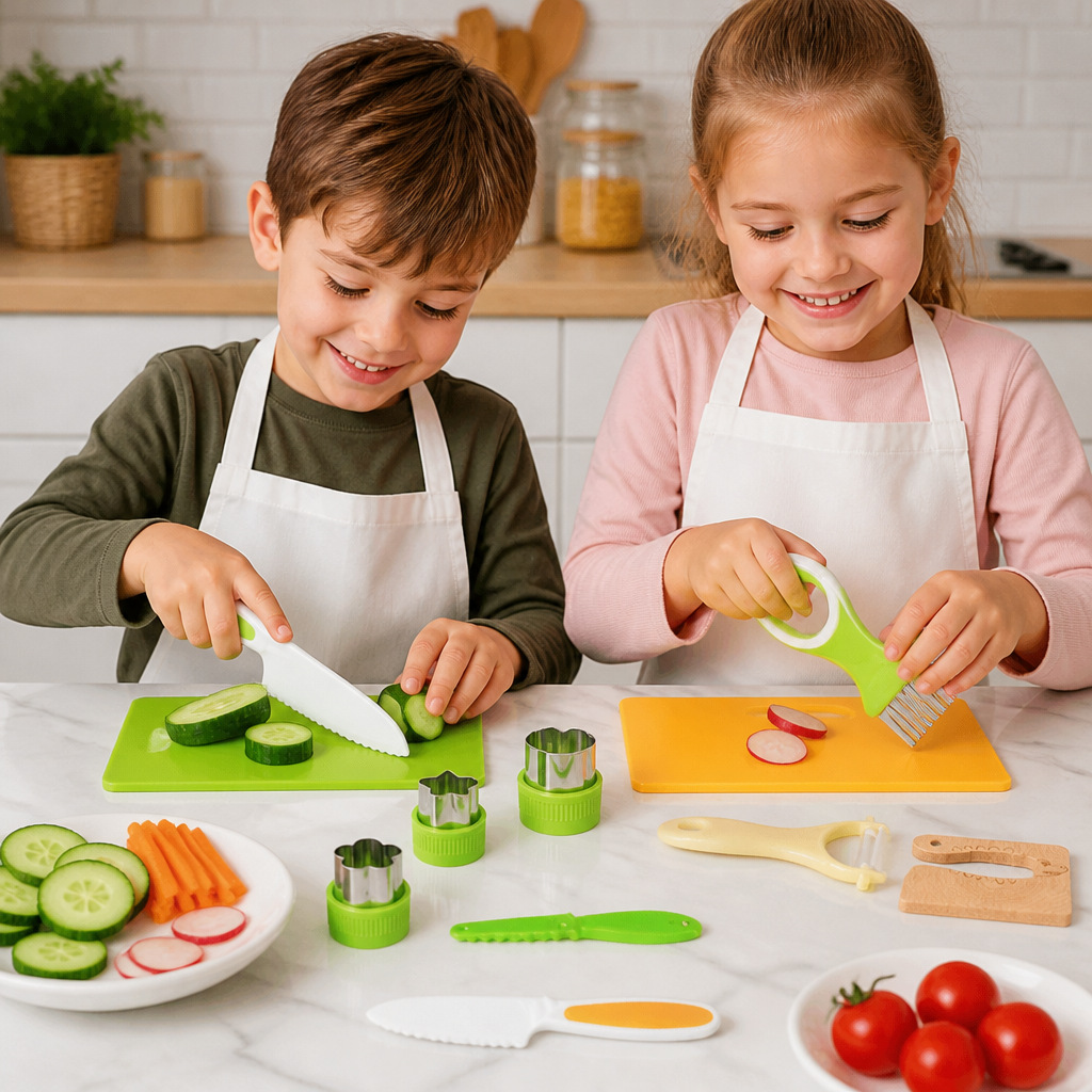 Safe Kitchen Set for Little Gourmet Chefs