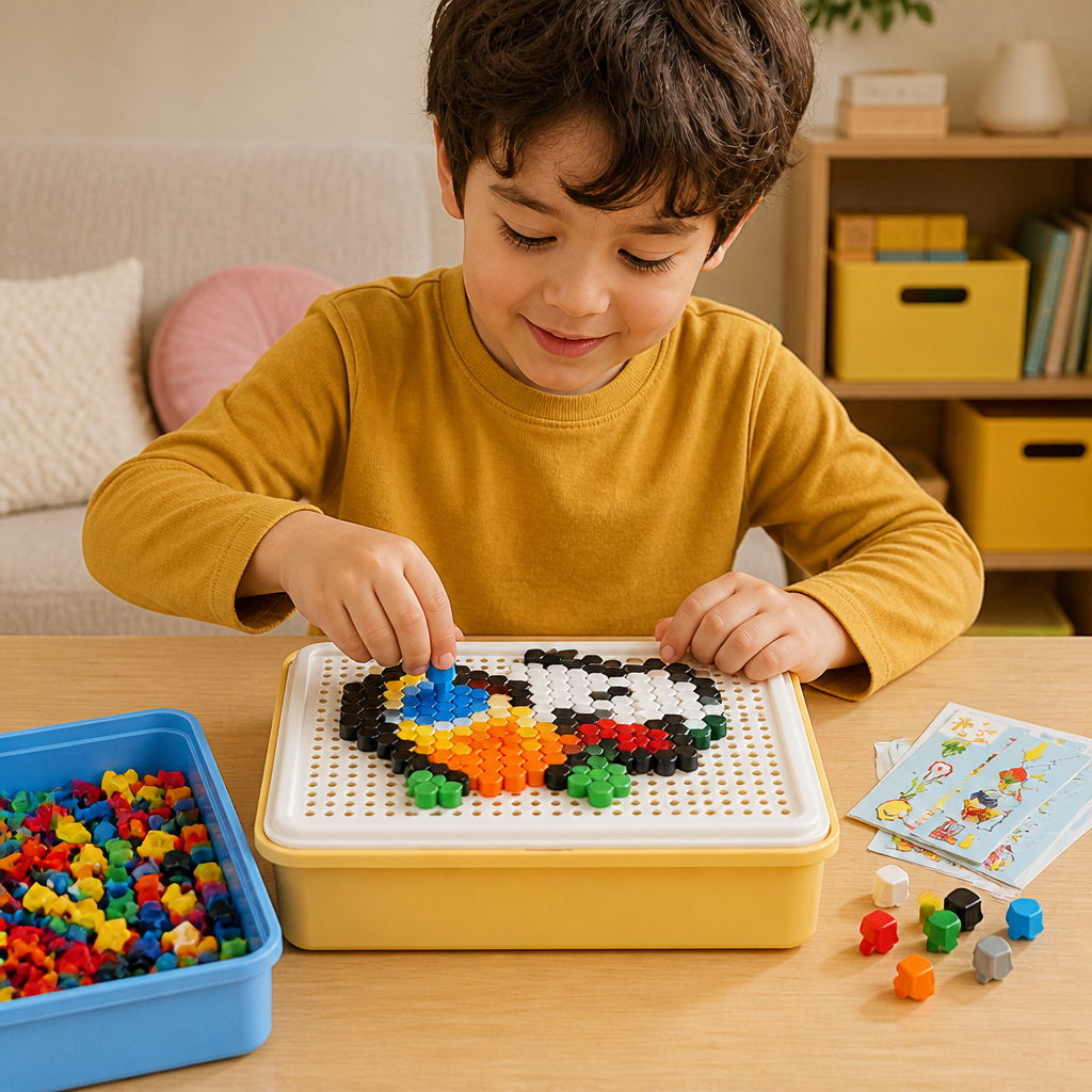 Montessori Mosaic Pegboard for Learning