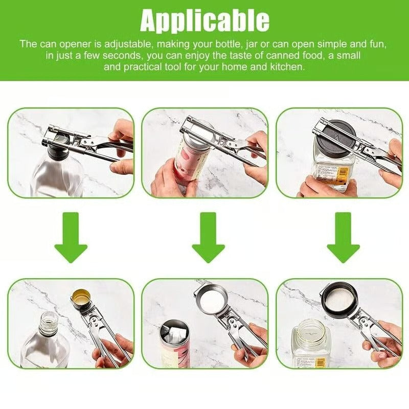 Adjustable Stainless Steel Jar Opener