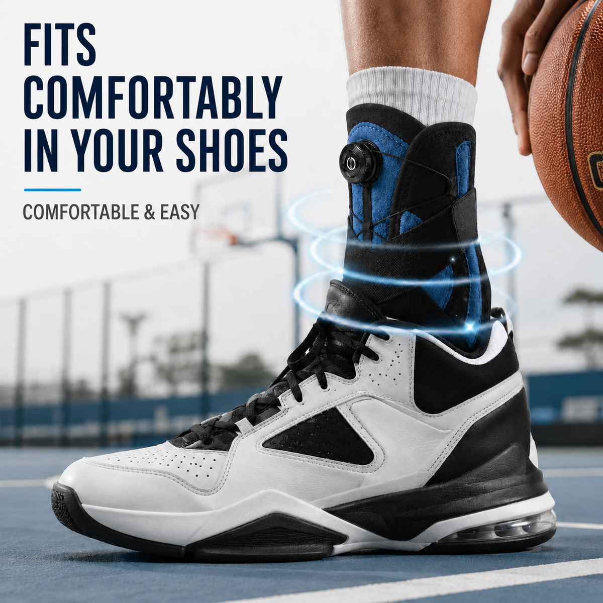 Match Ready Dial Fit Lateral Ankle Support