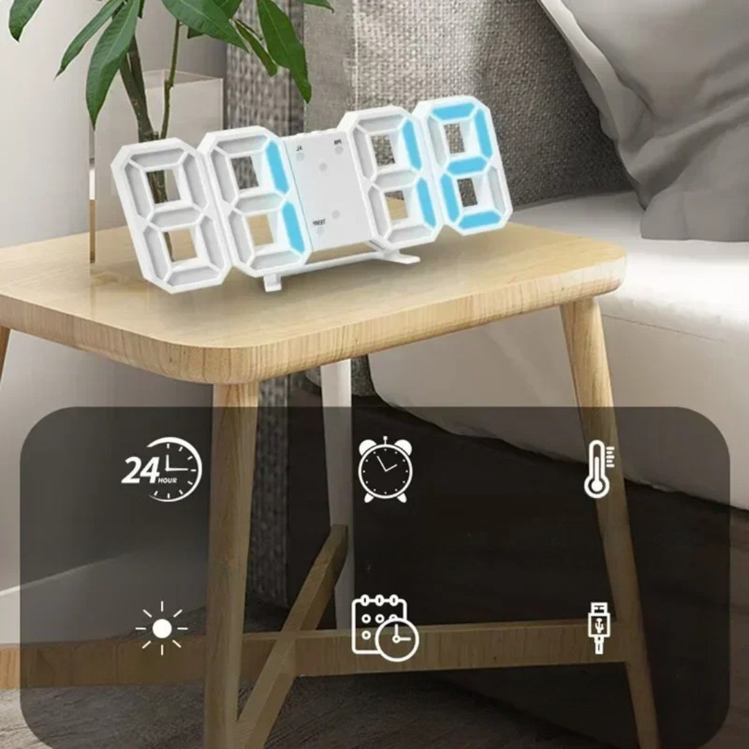 Thrives Outdoor | Chronova Modern LED Digital Wall Clock