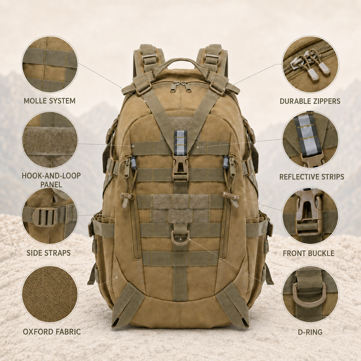 Thrives Outdoor | 40 Litre Tactical Backpack