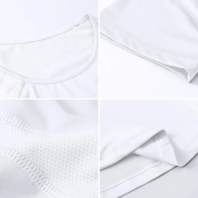 Short sleeve breathable athletic top with ventilation zones
