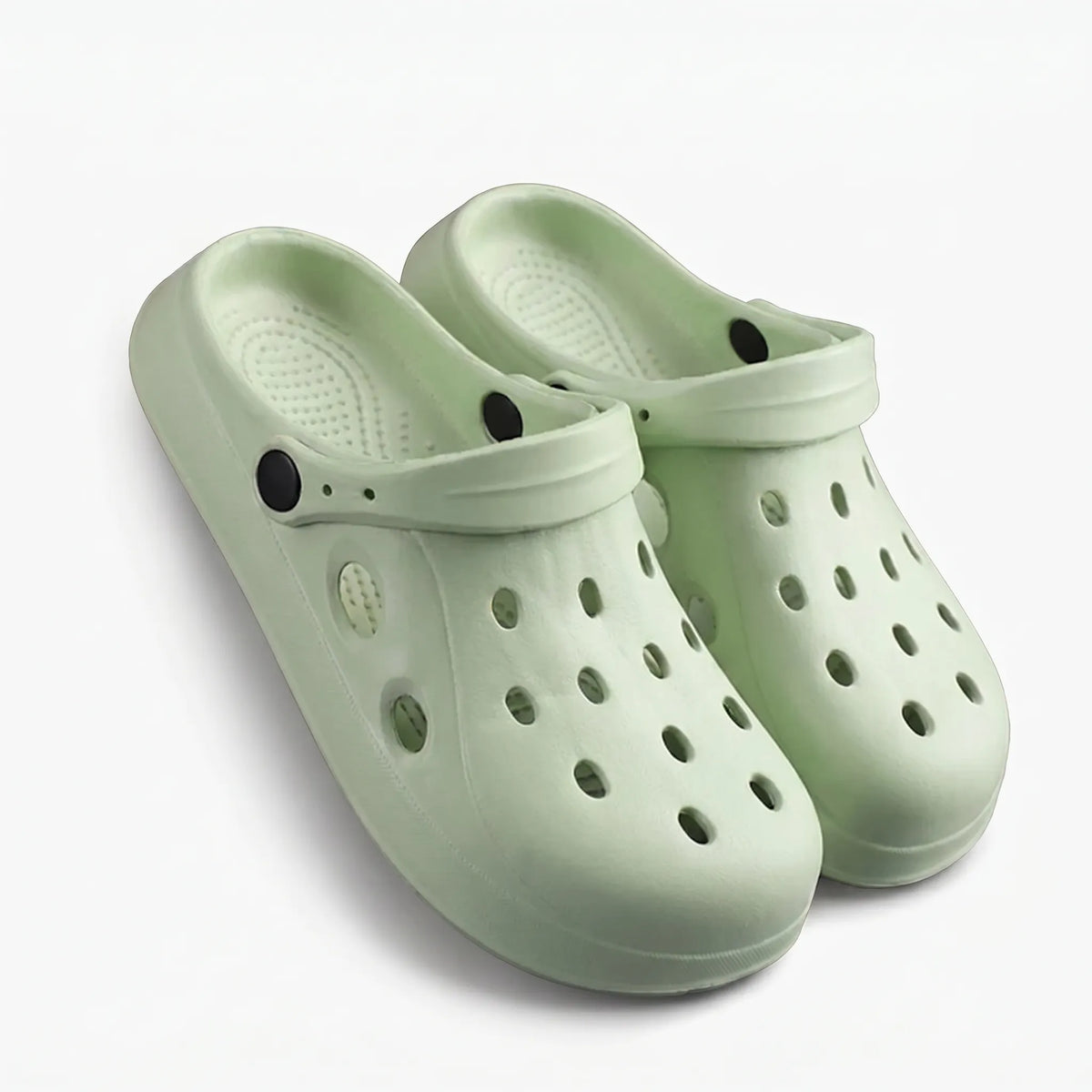 Garden clogs slip-on breathable wide toe box non-slip sole