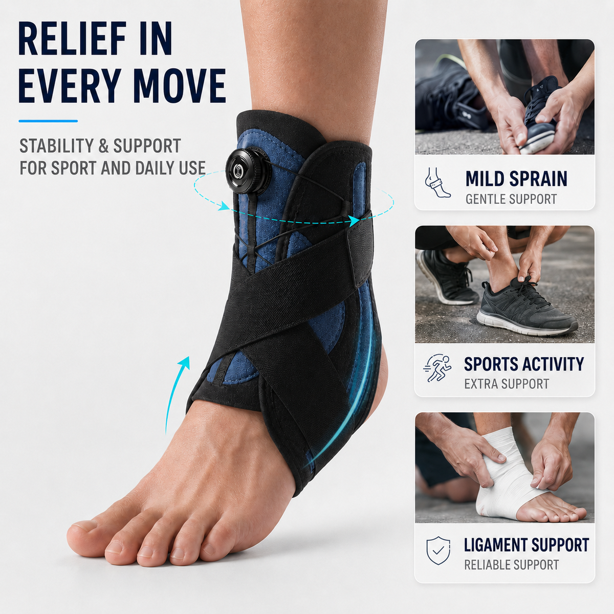 Thrives Outdoor | Ankoraid Adjustable Pressurised Ankle Support