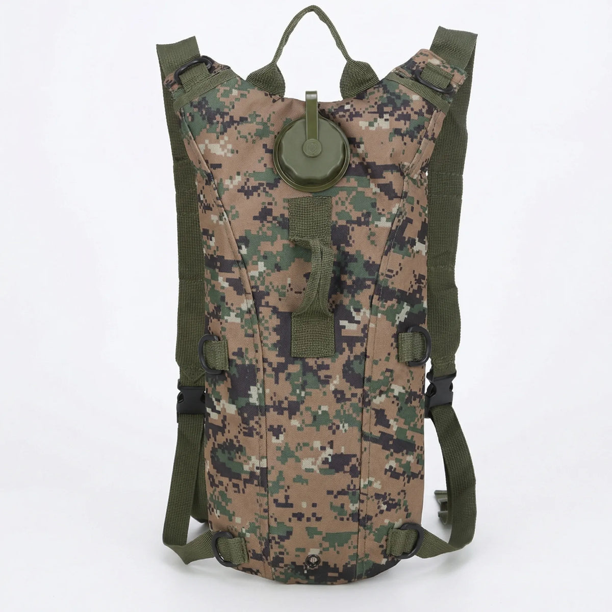 Waterproof hydration backpack with 3-litre drink bladder and shoulder tube