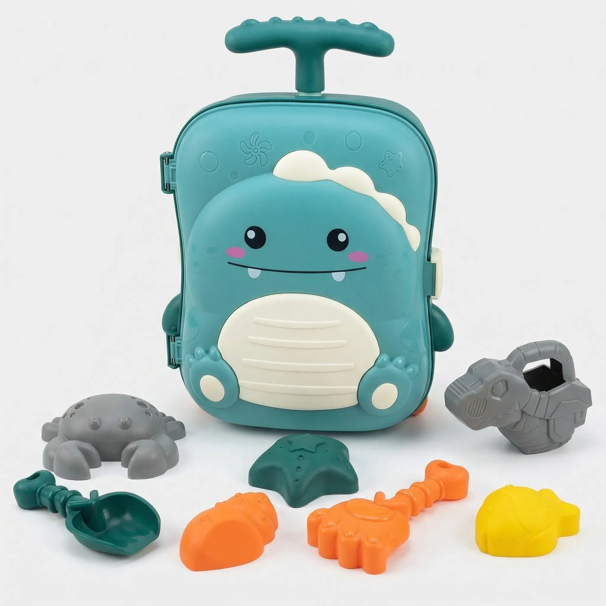 Kids sand and water play set with shovels, buckets and moulds