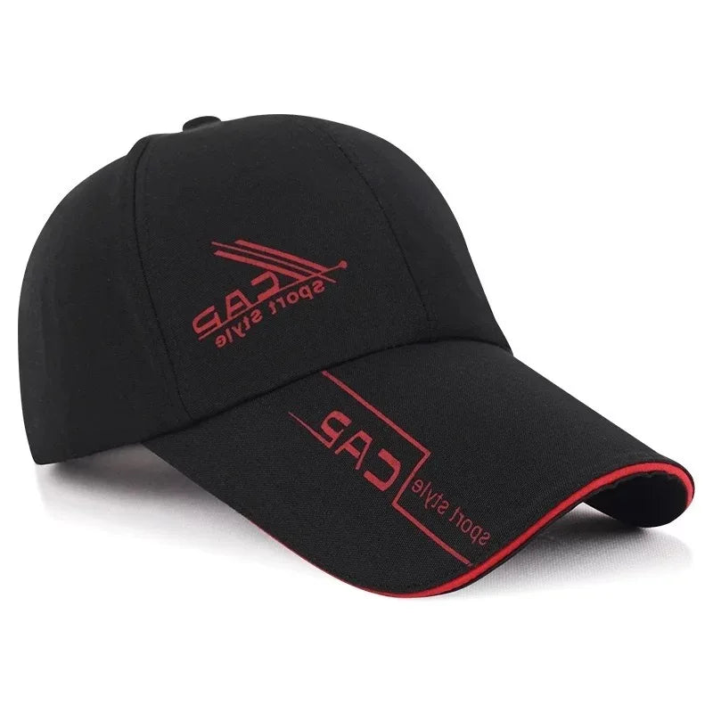 Extended visor baseball cap for outdoor activities and sun protection