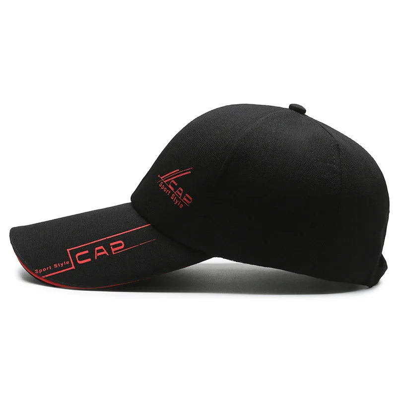 Extended visor baseball cap for outdoor activities and sun protection