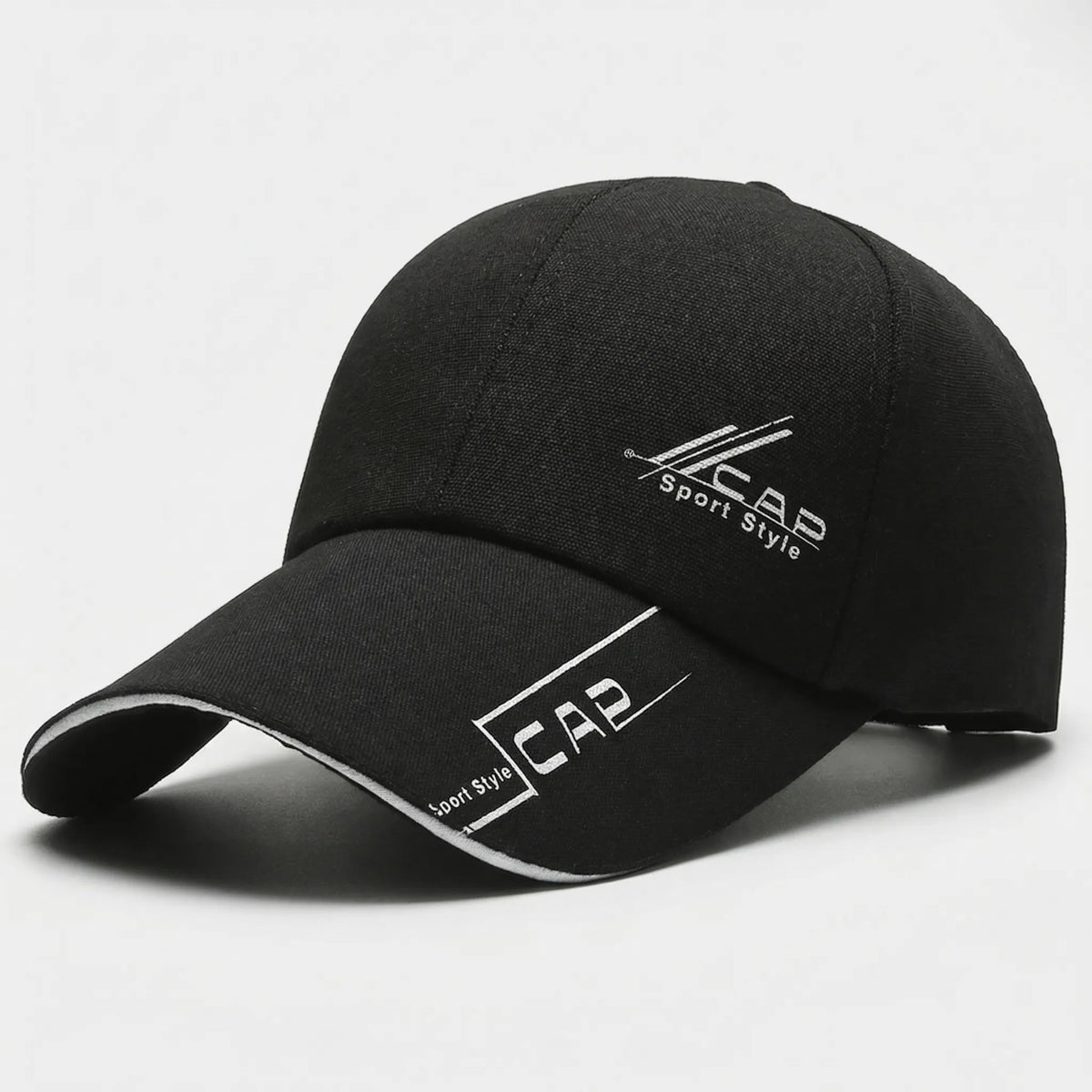 Extended visor baseball cap for outdoor activities and sun protection